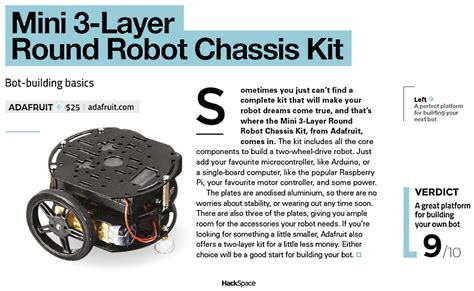 18 metal round robot chassis|Issue 18 – HackSpace magazine “Mini 3.